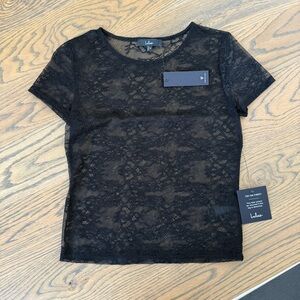 Lulus lace tee